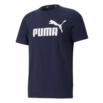 Pánské tričko Puma ESS Logo Tee Peacoat 586666 06