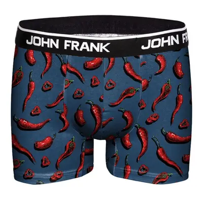 Pánské boxerky John Frank JFBD246 Modrá