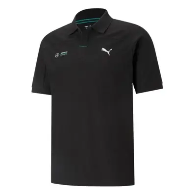 Pánské polo tričko Mercedes F1 M 599614-01 černé - Puma