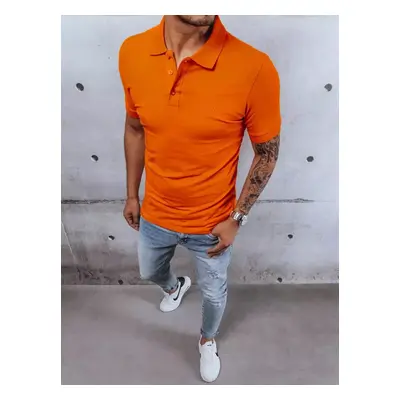 Oranžové polo tričko Dstreet PX0542 S