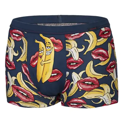 Boxerky Bananas 010/70 Jeans-Red-Yellow - Cornette