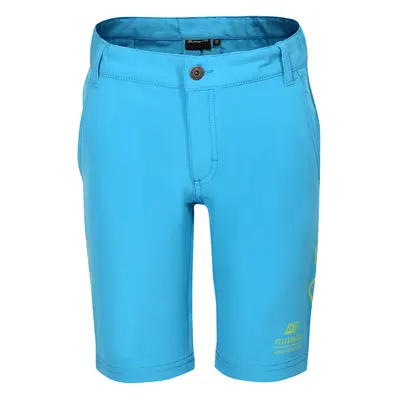 Dětské softshellové kraťasy ALPINE PRO COLO neon atomic blue 104-110