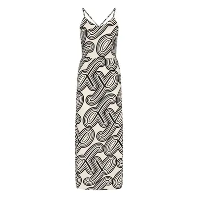 Dámské plážové šaty Beach MyWear Maxi Dress 01 pt - WHITE - černobílé M015 - TRIUMPH WHITE