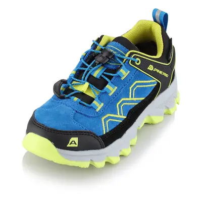 Dětská outdoorová obuv s membránou ptx ALPINE PRO MOLLEHO electric blue lemonade 30