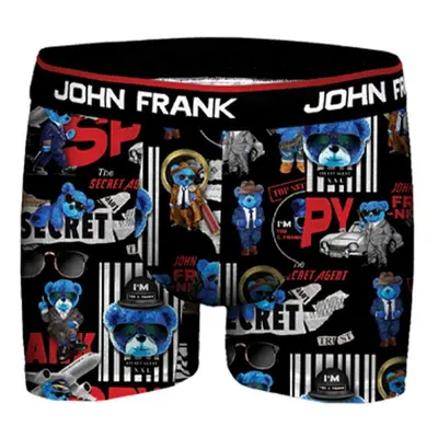 Pánské boxerky John Frank JFBD354 černá