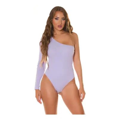 Sexy Koucla Musthave Basic Body na jedno rameno lilac Einheitsgroesse