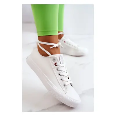 Low Leather Trainers Big Star JJ274007 White 39