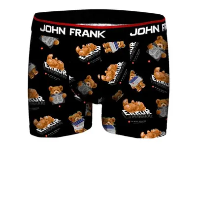 Pánské boxerky John Frank JFBD349 Černá