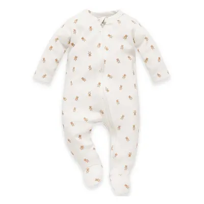 Pinokio Lovely Day Beige Overall Zipped Ecru/Teddy Bears Pattern