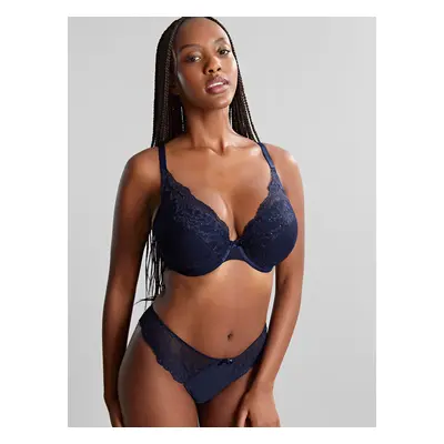 Panache Ana High Apex Plunge midnight sequin 9397