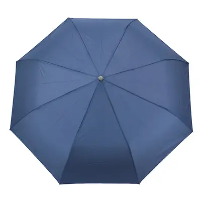 Krátký poloautomatický deštník Semiline L2050-1 Navy Blue