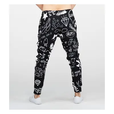 Tepláky Aloha From Deer Doodle SWPN-PC AFD113 Black