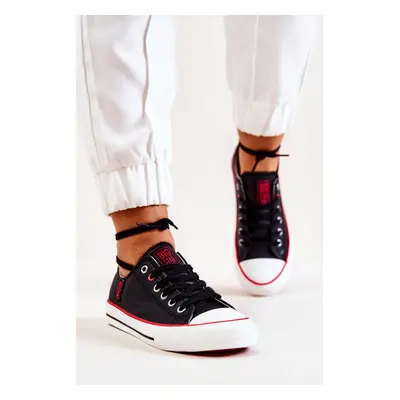 Leather Sneakers BIG STAR JJ274129 Black