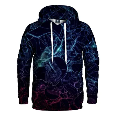 Aloha From Deer Light & Dark Hoodie H-K AFD762 Blue