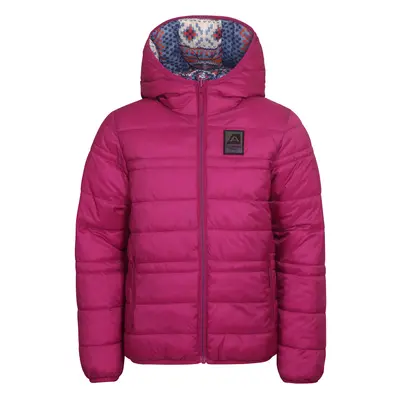 Dětská oboustranná bunda hi-therm ALPINE PRO MICHRO fuchsia red varianta pa 152-158