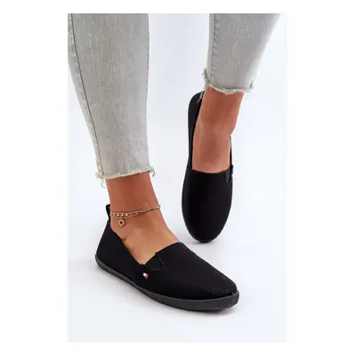 Dámské Slip-On Sneakers Sneakers Black Adrancia