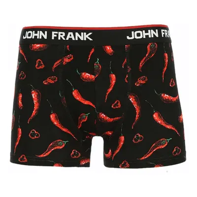 Pánské boxerky John Frank JFBD318 Černá