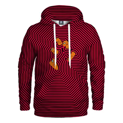 Aloha From Deer Mind Boggling Original Hoodie H-K AFD998 Red