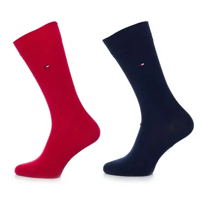 Ponožky Tommy Hilfiger 3Pack 371111 Red/Navy Blue