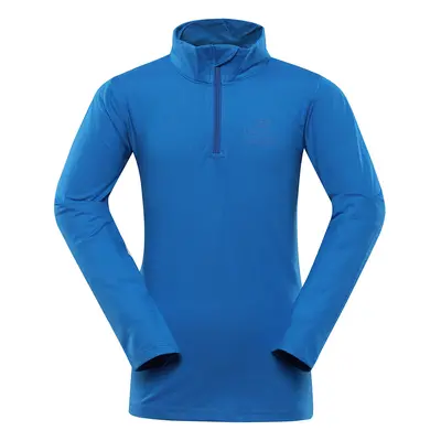 Dětské rychleschnoucí triko ALPINE PRO STANSO electric blue lemonade 164-170