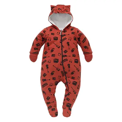 Pinokio Let's Rock Warm Overall Red