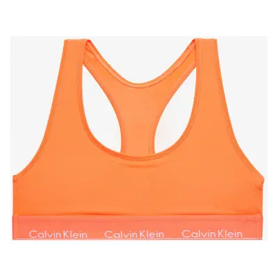 Sportovní podprsenka QF1659E-6TQ oranžová - Calvin Klein oranžová