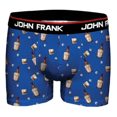 Pánské boxerky John Frank JFBD350 Modrá