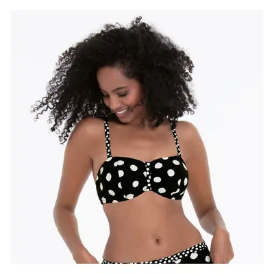 Style Ella Top Bikini - horní díl 8750-1 černobílá - RosaFaia 430 černobílá