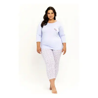 Dámské pyžamo Ariella 3257 4XL-6XL MERUŇKA