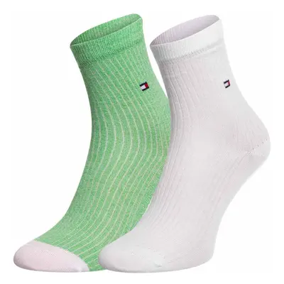 Ponožky Tommy Hilfiger 2Pack 701222646004 White/Green