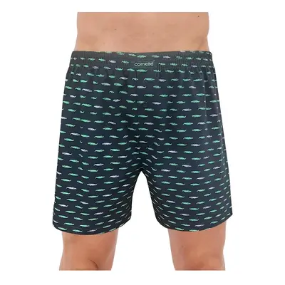 Pánské boxerky Cornette Comfort 008/301 3XL-5XL tmavě modrá