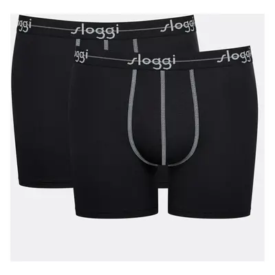 Pánské boxerky Start Short C2P box - BLACK - černé 0004 - SLOGGI BLACK