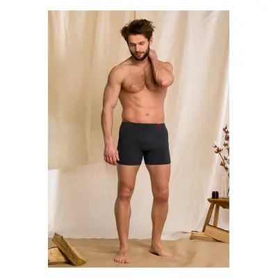 Boxerky Key Hot Touch MXM 155 M-2XL černá