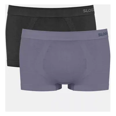 Pánské boxerky GO Smooth Hipster C2P - BLACK - černé 0004 - SLOGGI BLACK