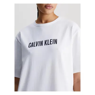 Dámská noční košile QS7126E 100 bílá - Calvin Klein