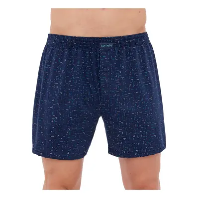 Pánské boxerky Cornette Comfort 008/285 3XL-5XL tmavě modrá