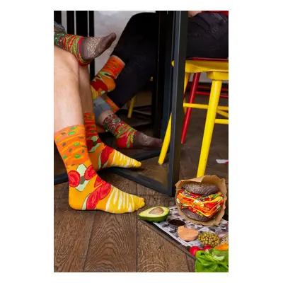 Ponožky Rainbow Socks Burger Vege 2 páry 36-40