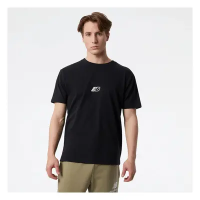 New Balance t-shirt Essentials Graphic Shor MT23514BK pánské