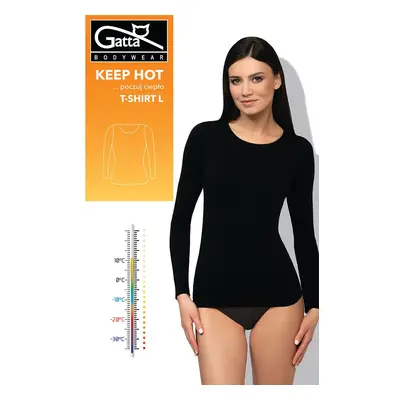 Dámský nátělník Gatta 42077 T-Shirt Keep Hot Women S-XL černá