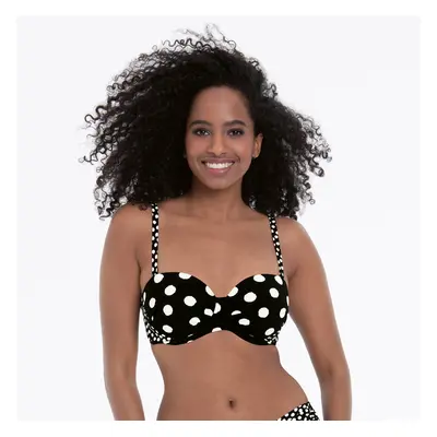 Style Catalina Top Bikini - horní díl 8800-1 černobílá - RosaFaia 430 černobílá