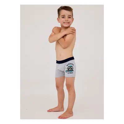 Chlapecké boxerky Cornette Young Boy 700/138 Mission 2 134-164 šedá světlá melanž