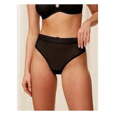 Dámské kalhotky Tempting Sheer Highwaist String 2P - BLACK - černé 0004 - TRIUMPH BLACK