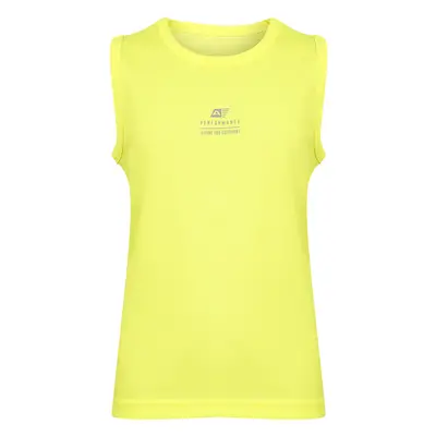 Dětské rychleschnoucí tílko ALPINE PRO NEQO neon safety yellow 128-134