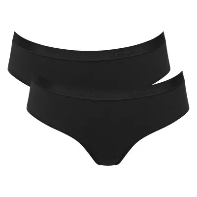 Dámské kalhotky GO Casual Hipster 2P - BLACK - černé 0004 - SLOGGI BLACK