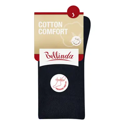 Dámské bavlněné ponožky s pohodlným lemem COTTON COMFORT SOCKS - BELLINDA - černá