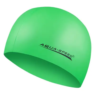 AQUA SPEED Plavecká čepice Mega Green Pattern 11