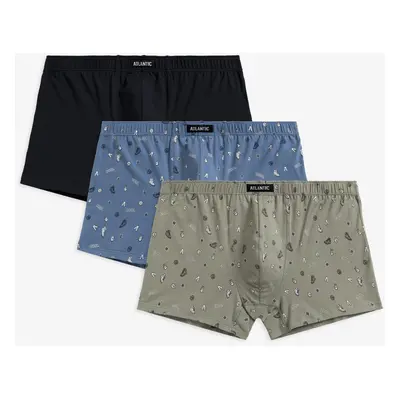 Pánské boxerky ATLANTIC 3Pack - vícebarevné