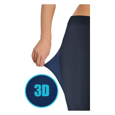 Sesto Senso Anti-Cellulite Tights 50 Den 3D Microfiber Florence Marine