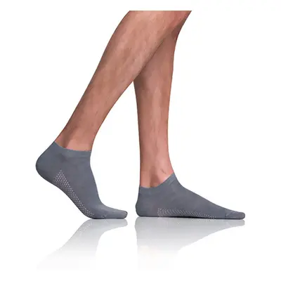 Krátké pánské bambusové ponožky BAMBUS AIR IN-SHOE SOCKS - BELLINDA - šedá