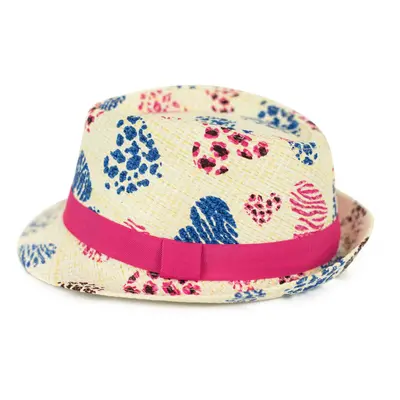 Dámský klobouk Art Of Polo Hat cz20121 Ecru/Raspberry